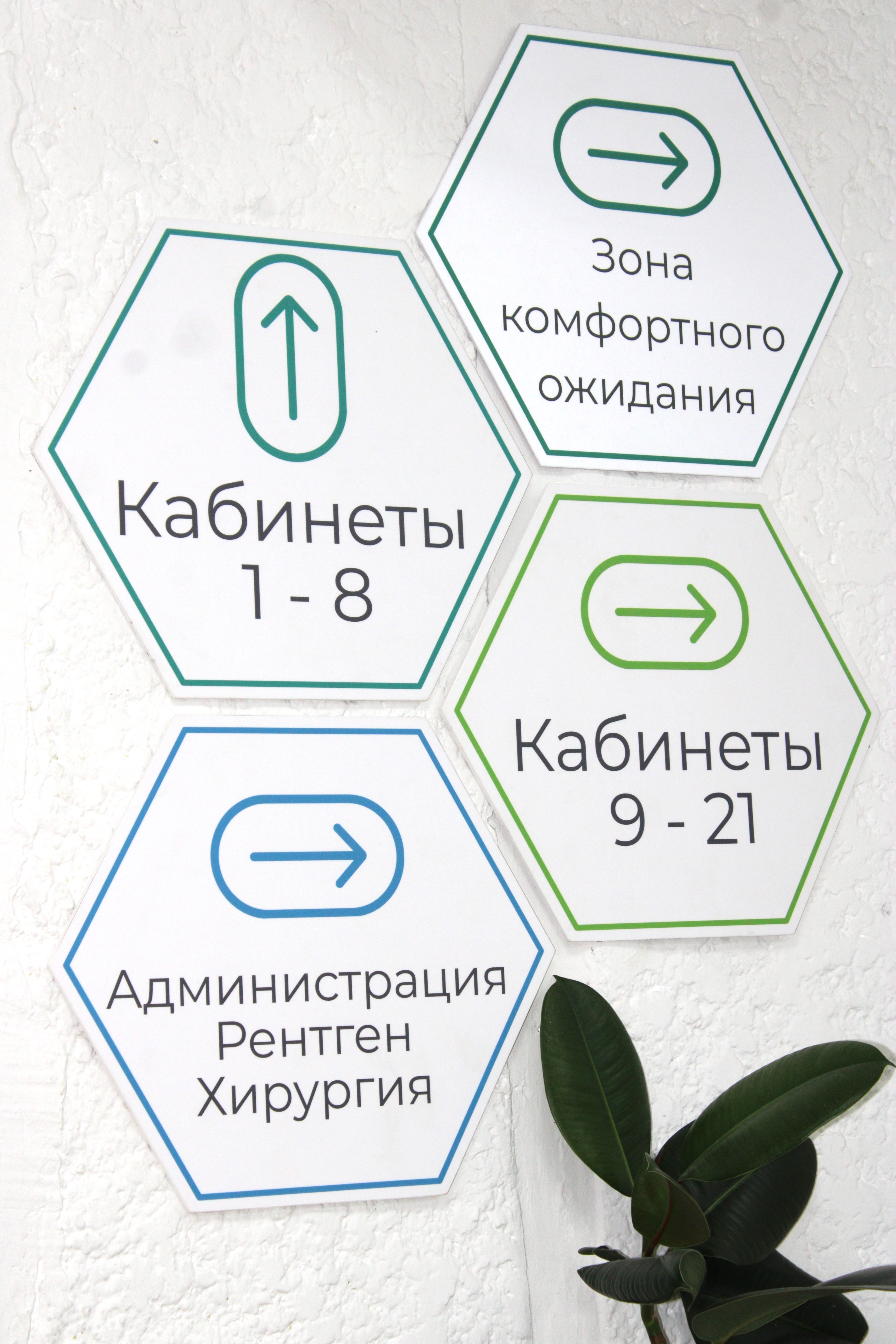 Кабинеты и зоны ожидания адаптированы под потребности маленьких пациентов.