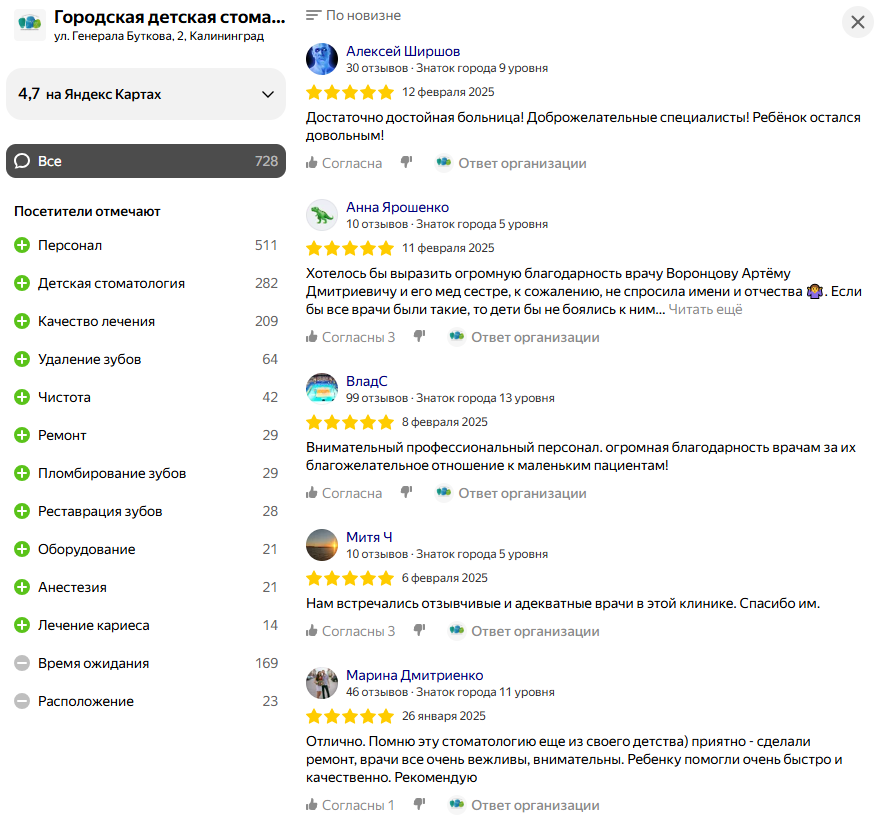 Изменилась структура отзывов: в фокусе — комфорт, внимание персонала, удобство.